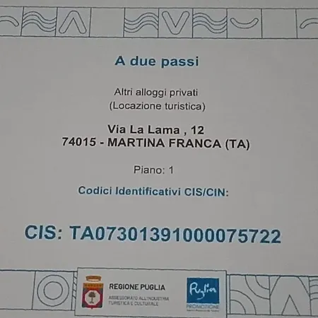A Due Passi Μαρτίνα Φράνκα